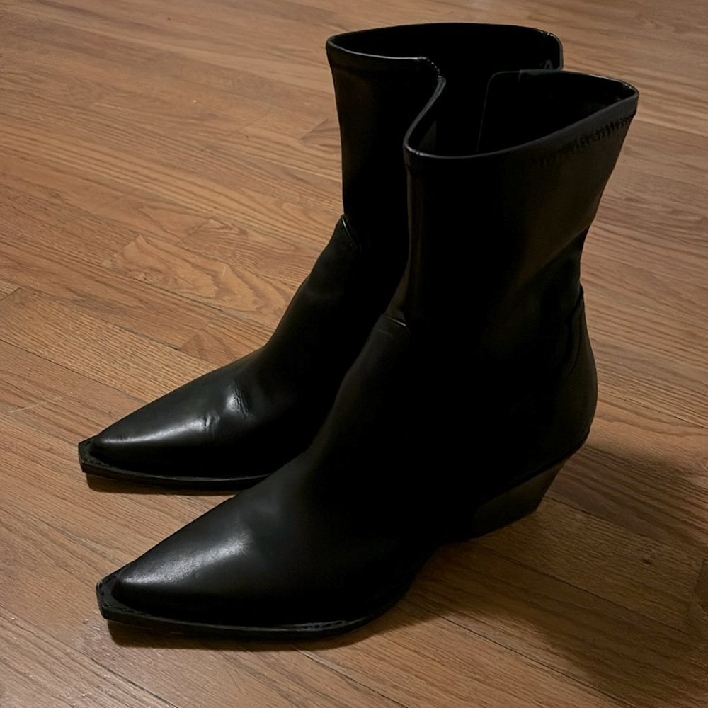 Dolce Vita Black Leather Booties